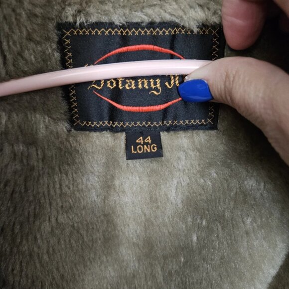 Vintage Botany 500 Wool Coat with Faux Fur Collar – Old Money, Quiet Luxury, Coq - Picture 4 of 7